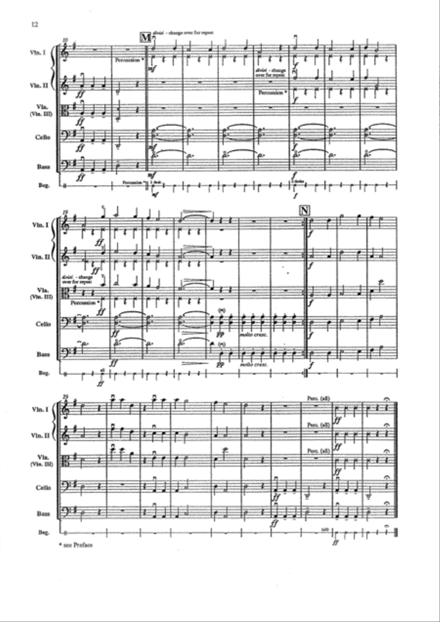 Crusaders! Crusaders! String Orchestra scores gallery preview page 4