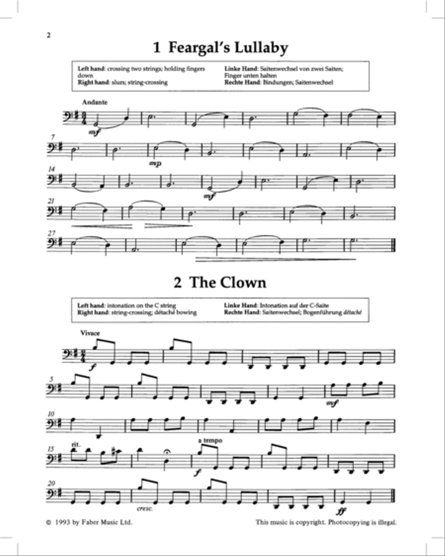 Superstudies for Cello, Book 1 Piano Accompaniment scores gallery preview page 2