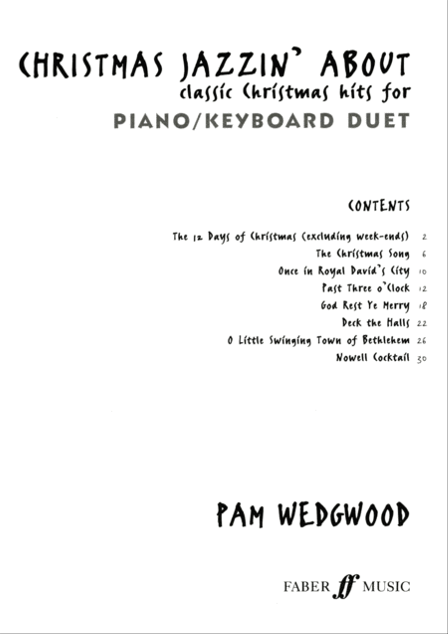 Christmas Jazzin' About for Piano Duet Small Ensemble scores gallery preview page 2