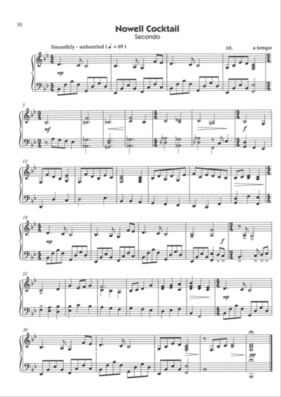Christmas Jazzin' About for Piano Duet Small Ensemble scores gallery preview page 4