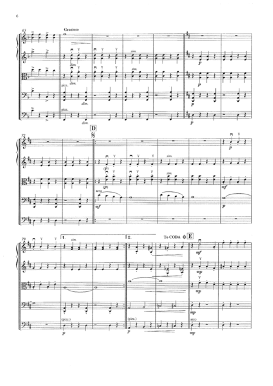 Suite from South Pacific and The King and I String Orchestra scores gallery preview page 3