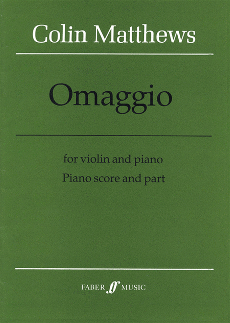 Omaggio scores gallery preview page 1