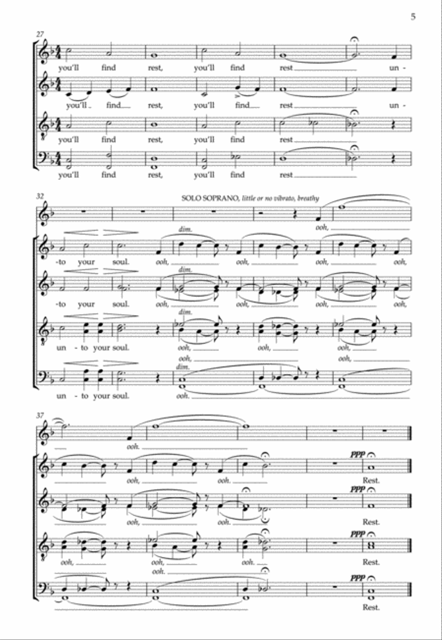 Rest Rest 4-Part scores gallery preview page 3