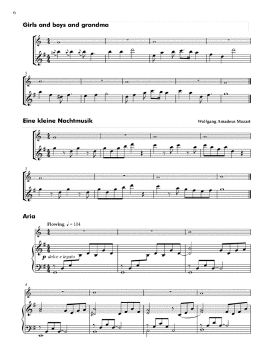 Adams S /Flute Basics-Teacher Book Flute scores gallery preview page 3