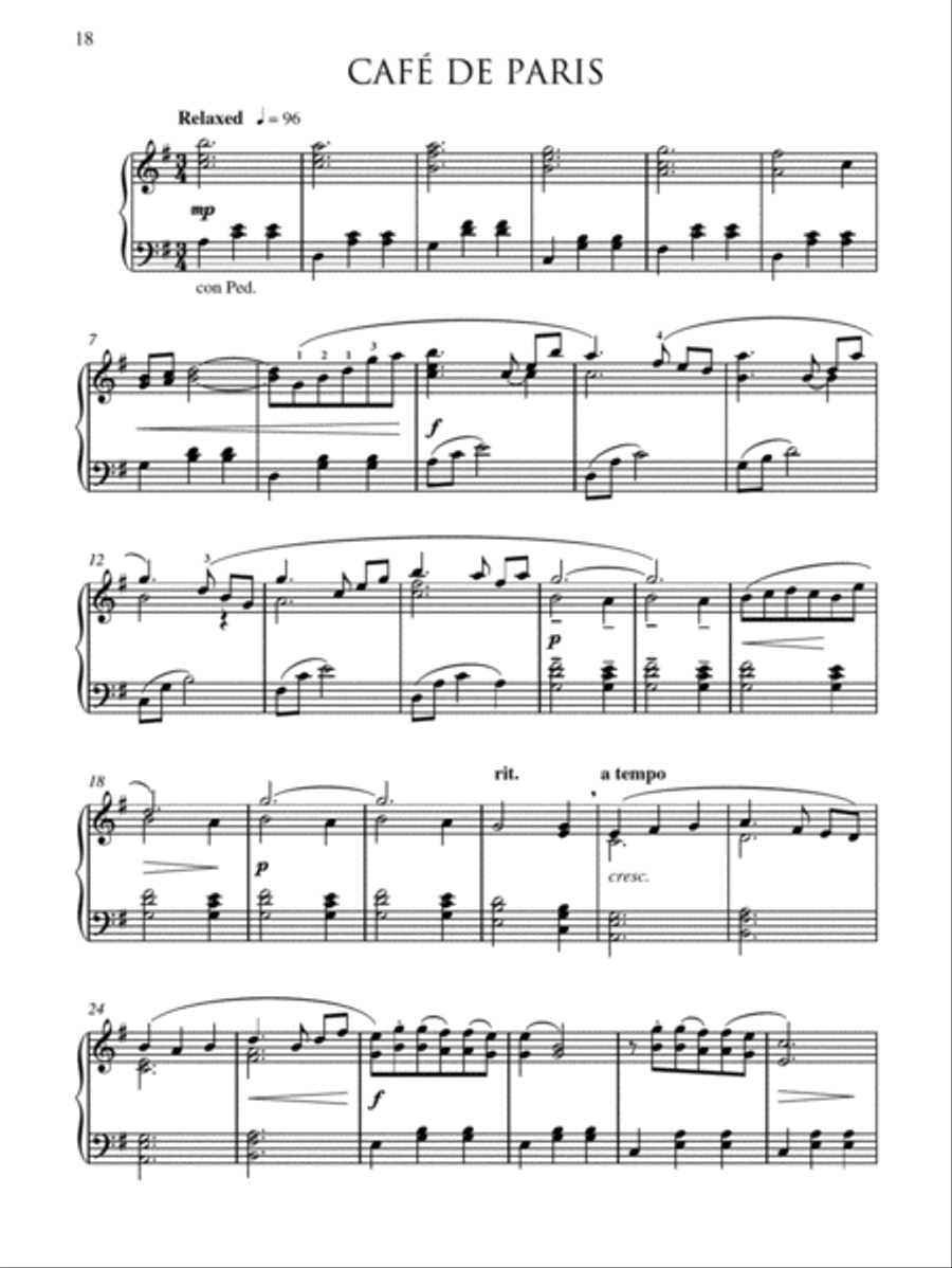 After Hours for Solo Piano, Book 1 Easy Piano scores gallery preview page 3
