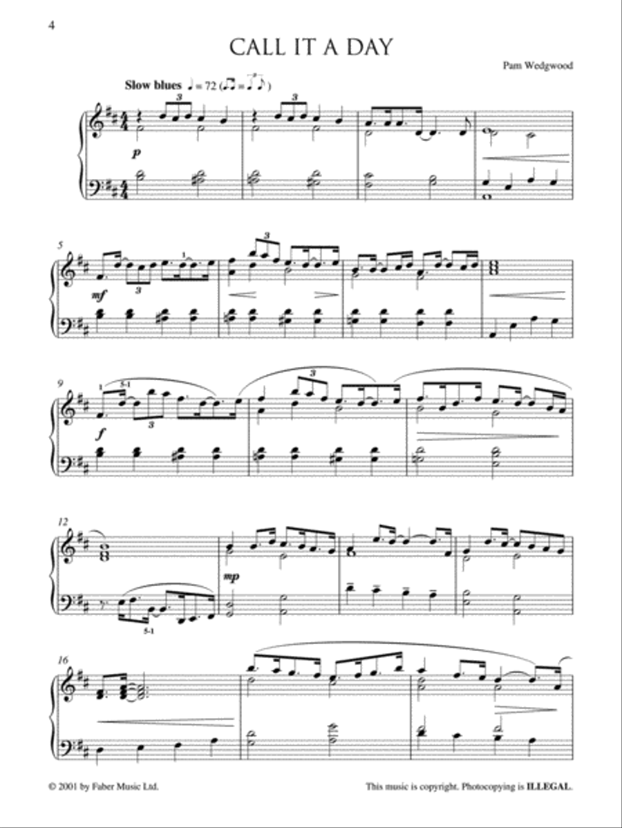 After Hours for Solo Piano, Book 1 Easy Piano scores gallery preview page 6