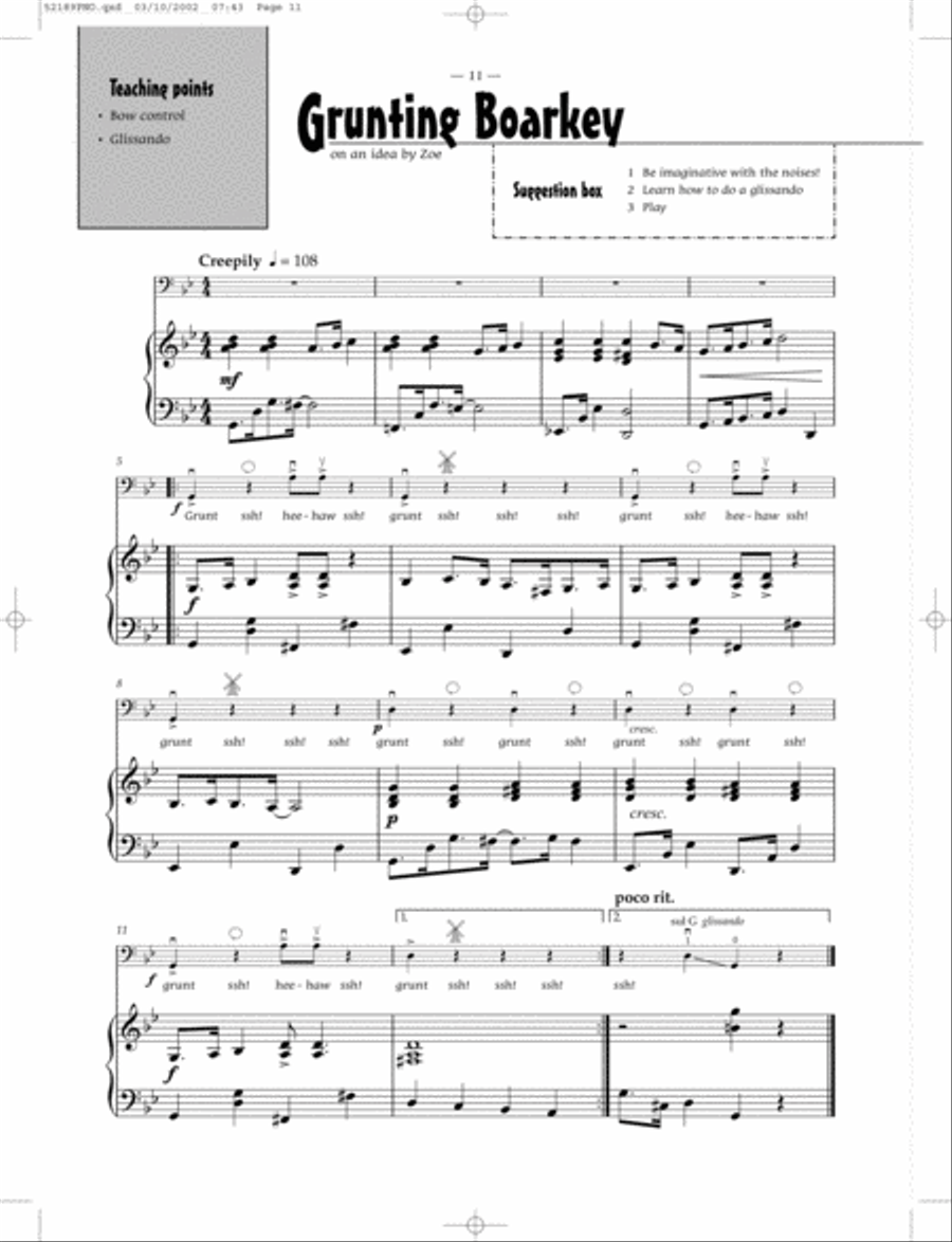 Jackaroo for Cello Jackaroo for Cello Piano Accompaniment scores gallery preview page 4