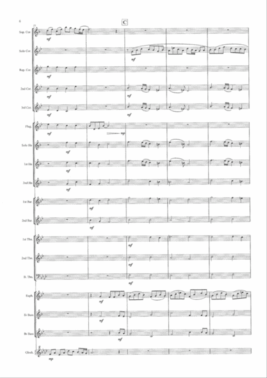 Bells of Peover Concert Band scores gallery preview page 3