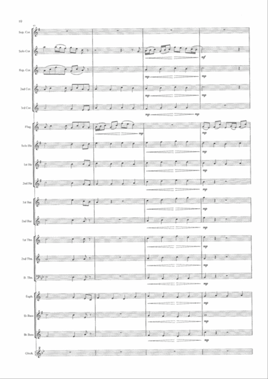 Bells of Peover Concert Band scores gallery preview page 4