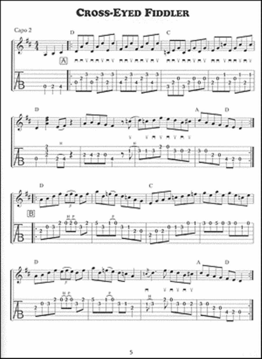 Bluegrass Flatpicking & Crosspicking Guitar Acoustic Guitar scores gallery preview page 4