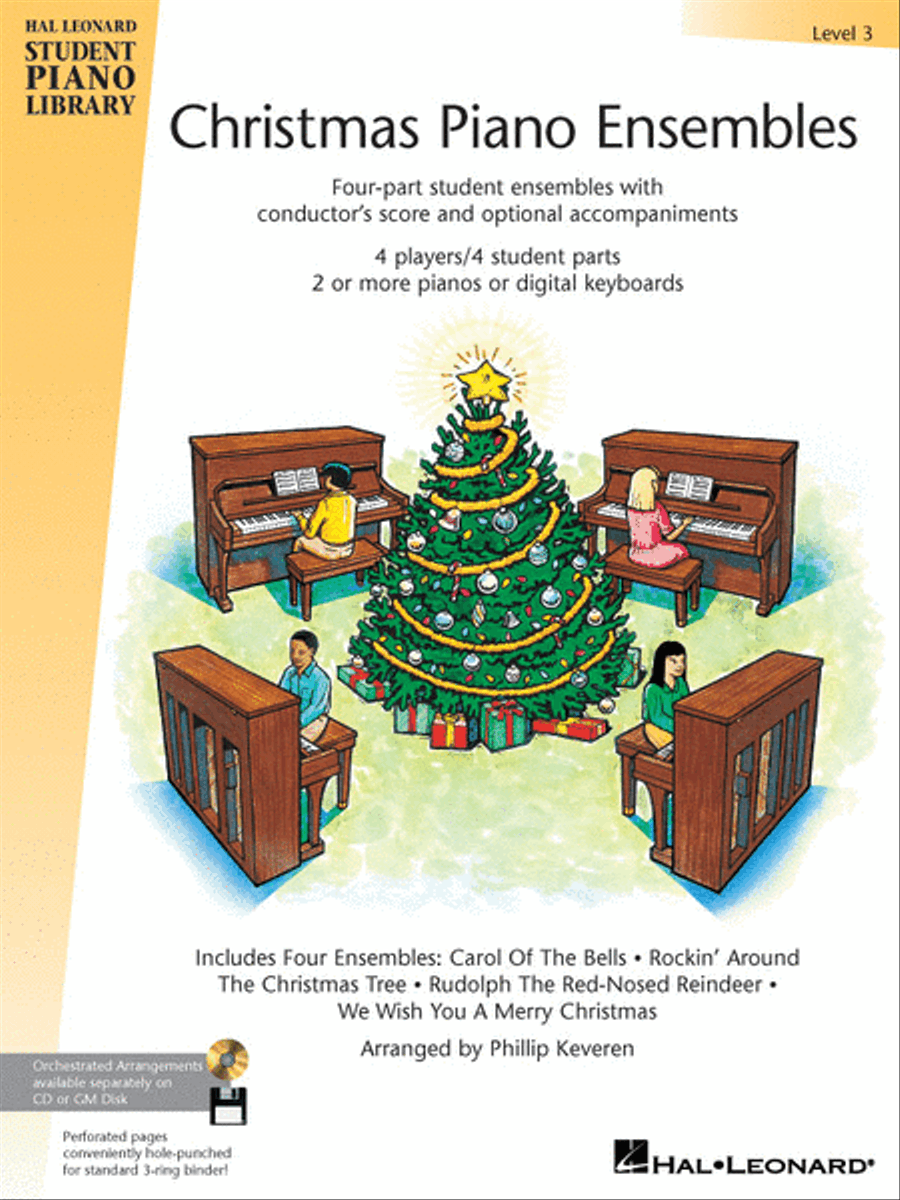 Christmas Piano Ensembles - Level 3 Book Piano Method scores gallery preview page 1