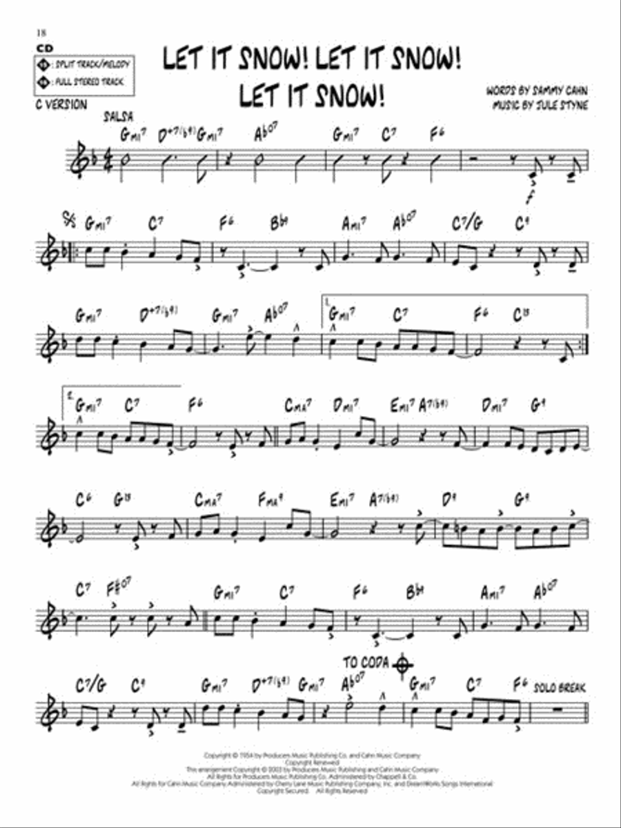 Volume 25 - Christmas Jazz C Instrument scores gallery preview page 6