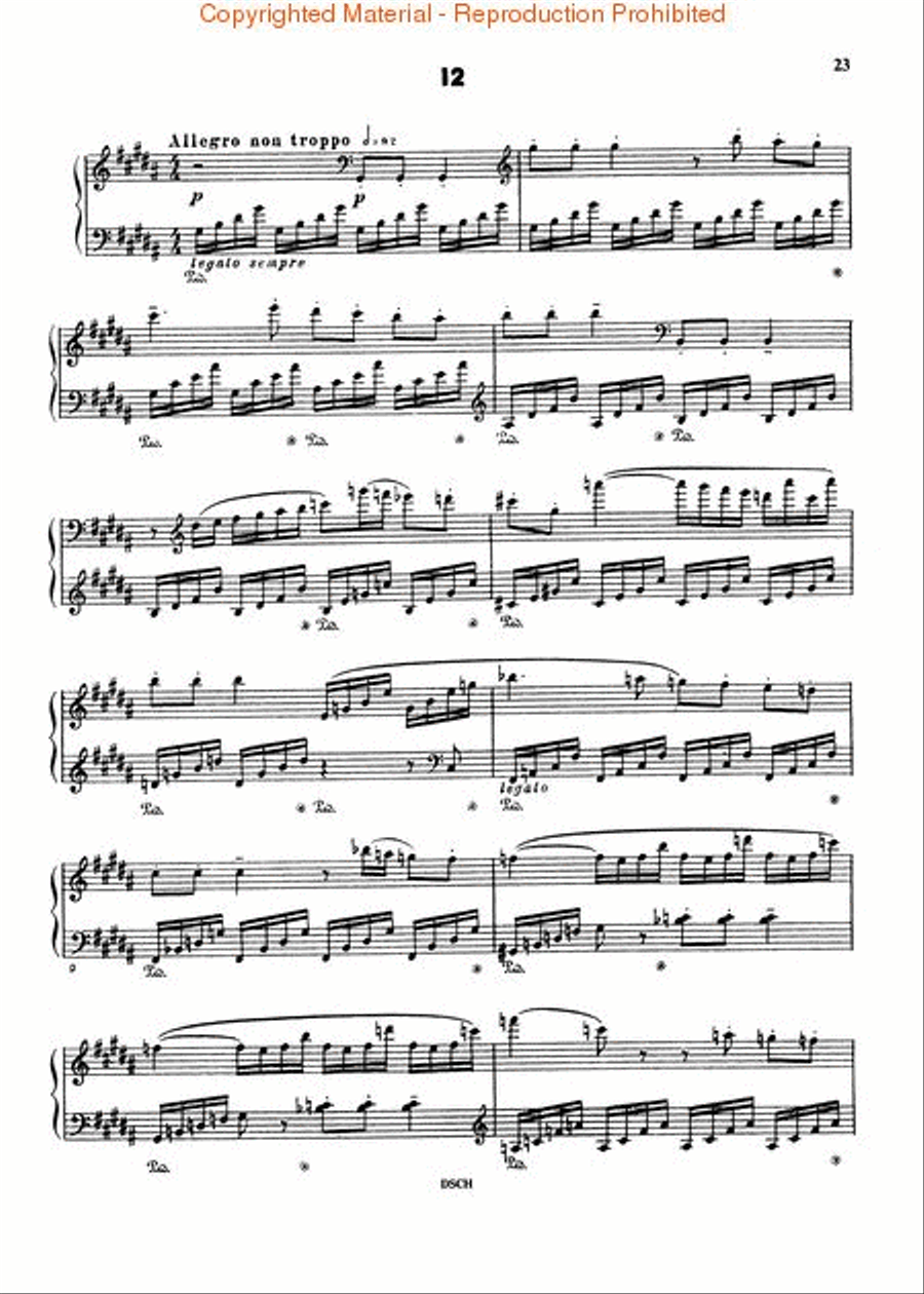 24 Preludes for Piano, Op. 34 Piano Solo scores gallery preview page 4