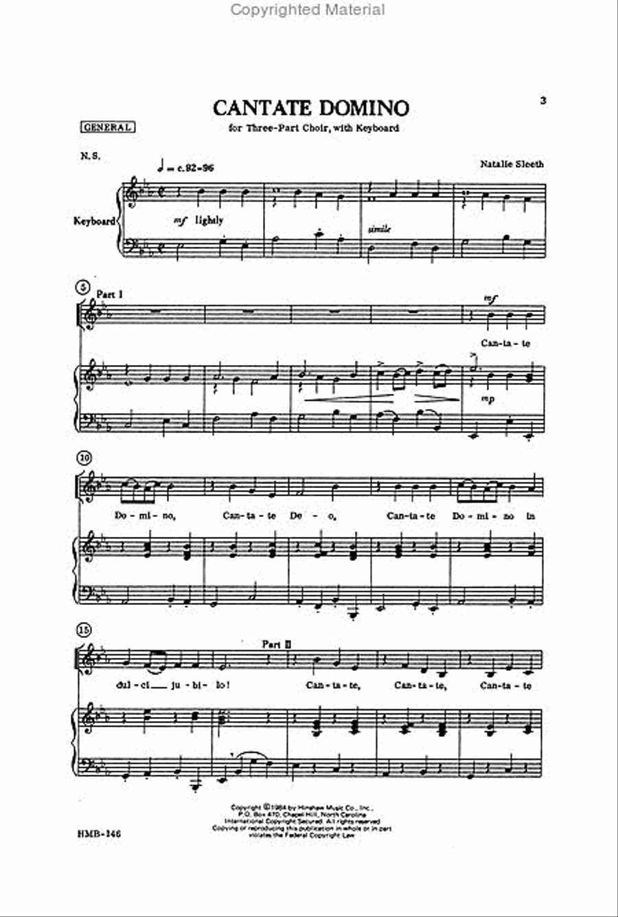 Cantate Cantate 3-Part scores gallery preview page 2