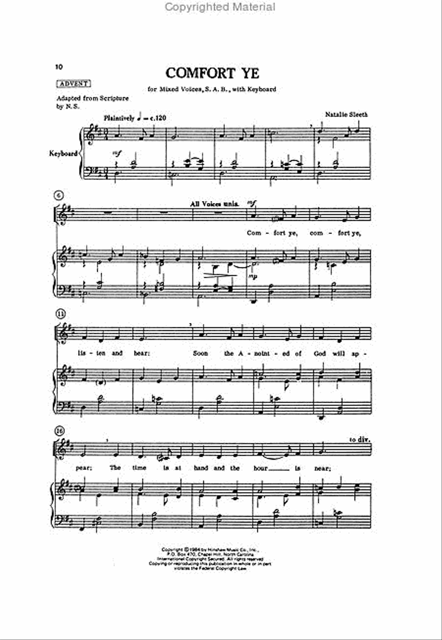 Cantate Cantate 3-Part scores gallery preview page 3