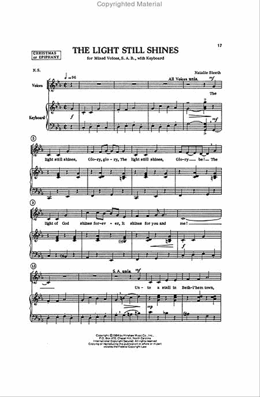 Cantate Cantate 3-Part scores gallery preview page 4