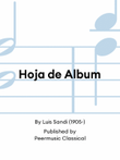 Hoja de Album