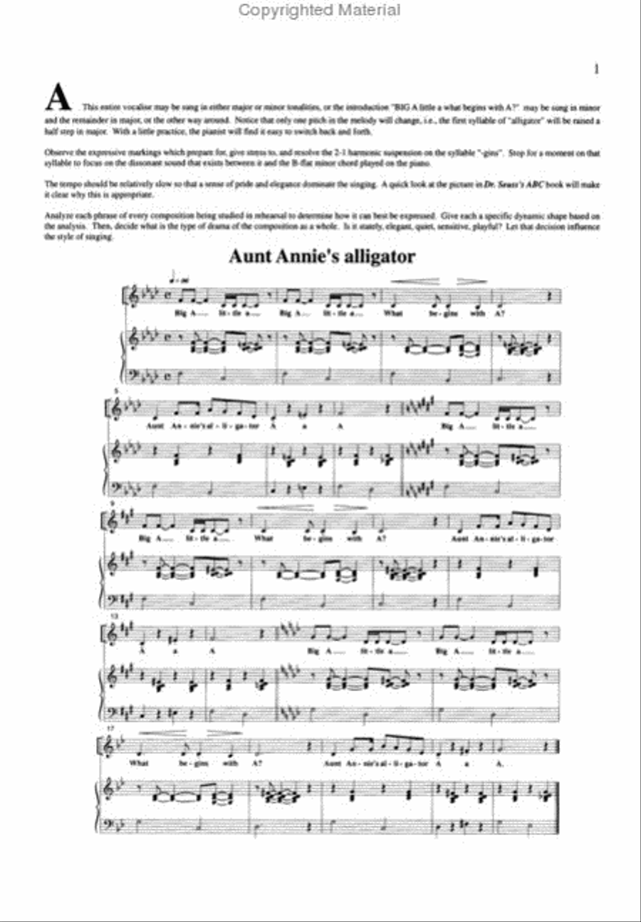 Choral Warmups from A to Z: Singing Dr. Seuss's ABC Choir scores gallery preview page 3