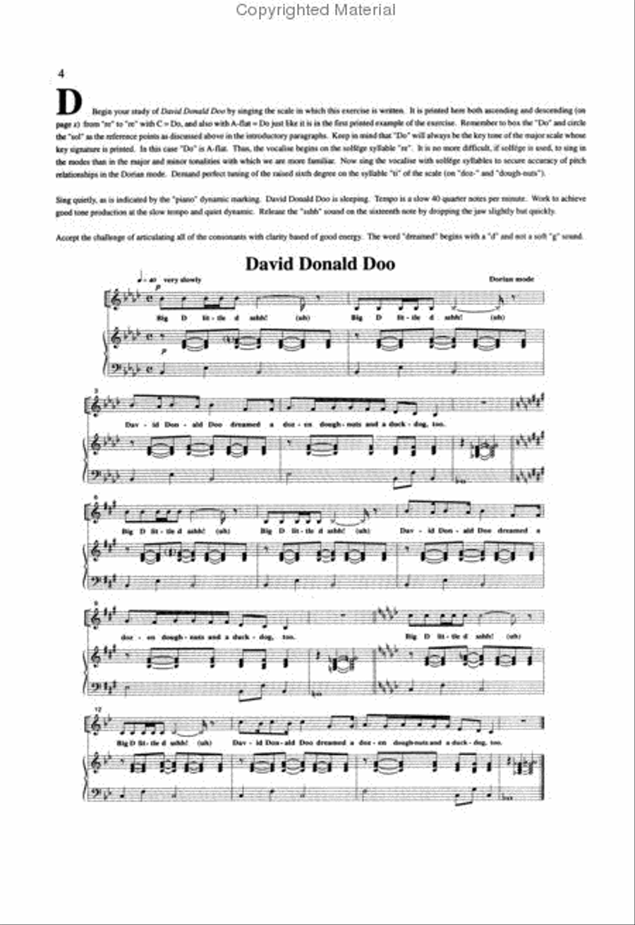 Choral Warmups from A to Z: Singing Dr. Seuss's ABC Choir scores gallery preview page 4