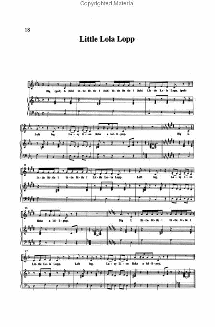 Choral Warmups from A to Z: Singing Dr. Seuss's ABC Choir scores gallery preview page 4