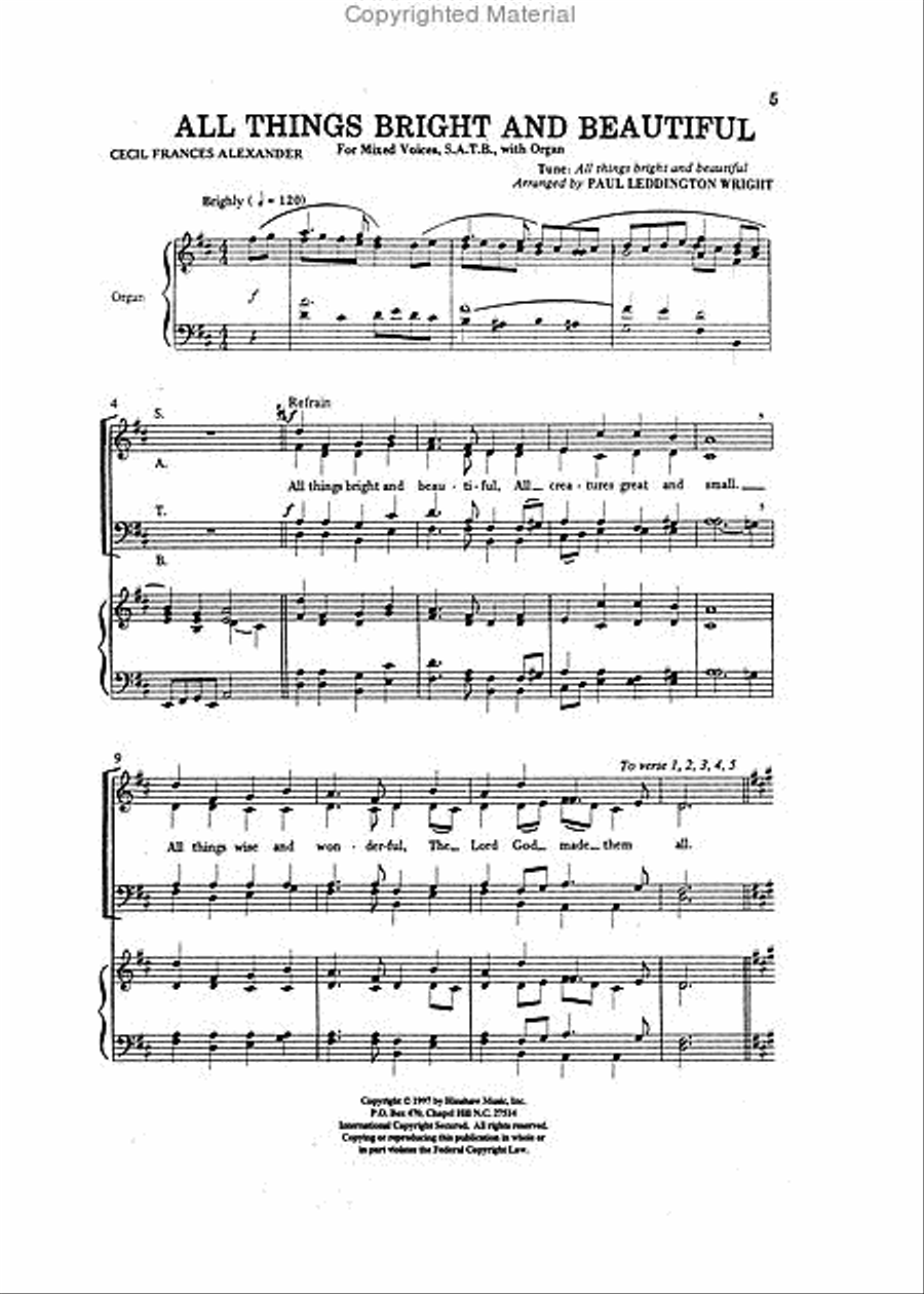 True-Hearted, Whole Hearted 4-Part scores gallery preview page 2