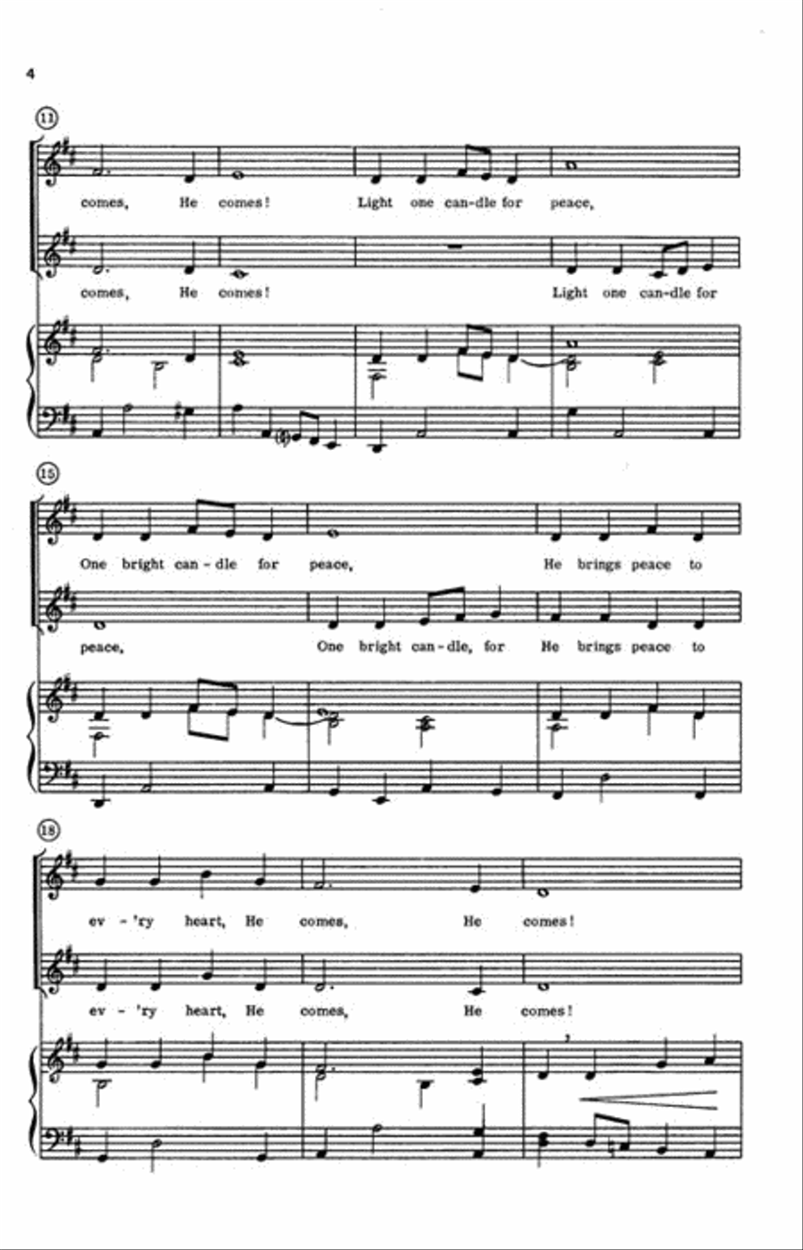 Light One Candle Light One Candle Choir scores gallery preview page 3