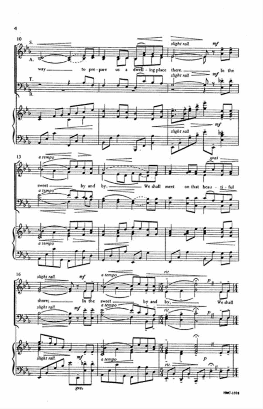 In the Sweet By and By In the Sweet By and By 4-Part scores gallery preview page 3