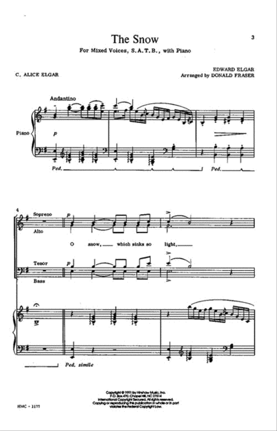 The Snow 4-Part scores gallery preview page 2
