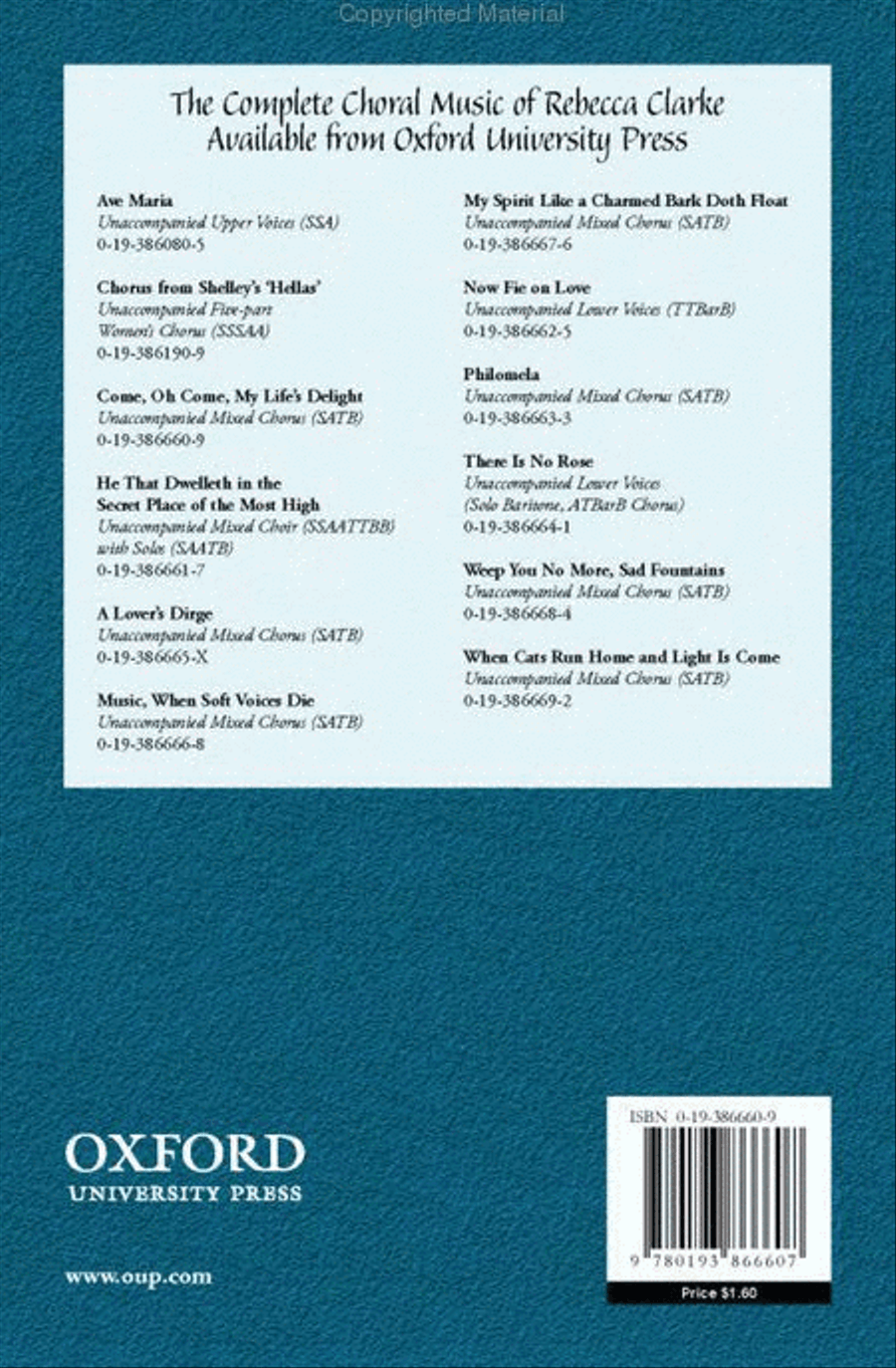 Come, oh come, my life's delight 4-Part scores gallery preview page 4