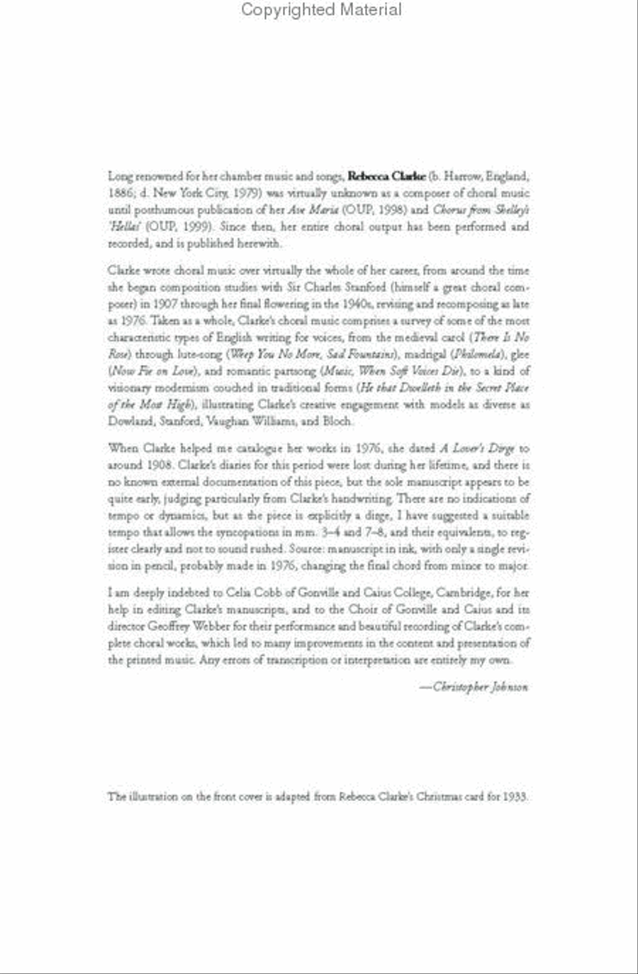 A Lover's Dirge 4-Part scores gallery preview page 2