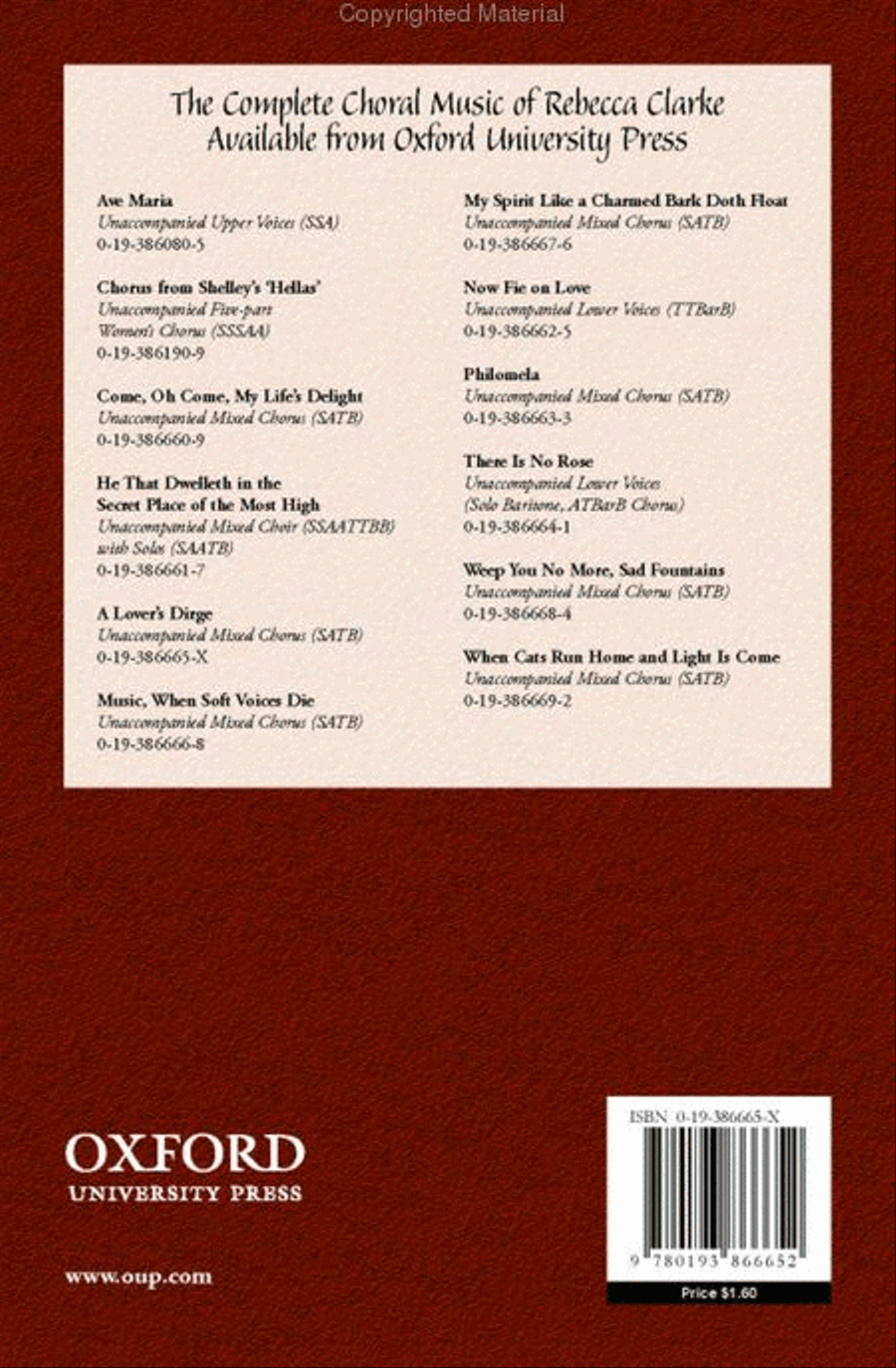 A Lover's Dirge 4-Part scores gallery preview page 4