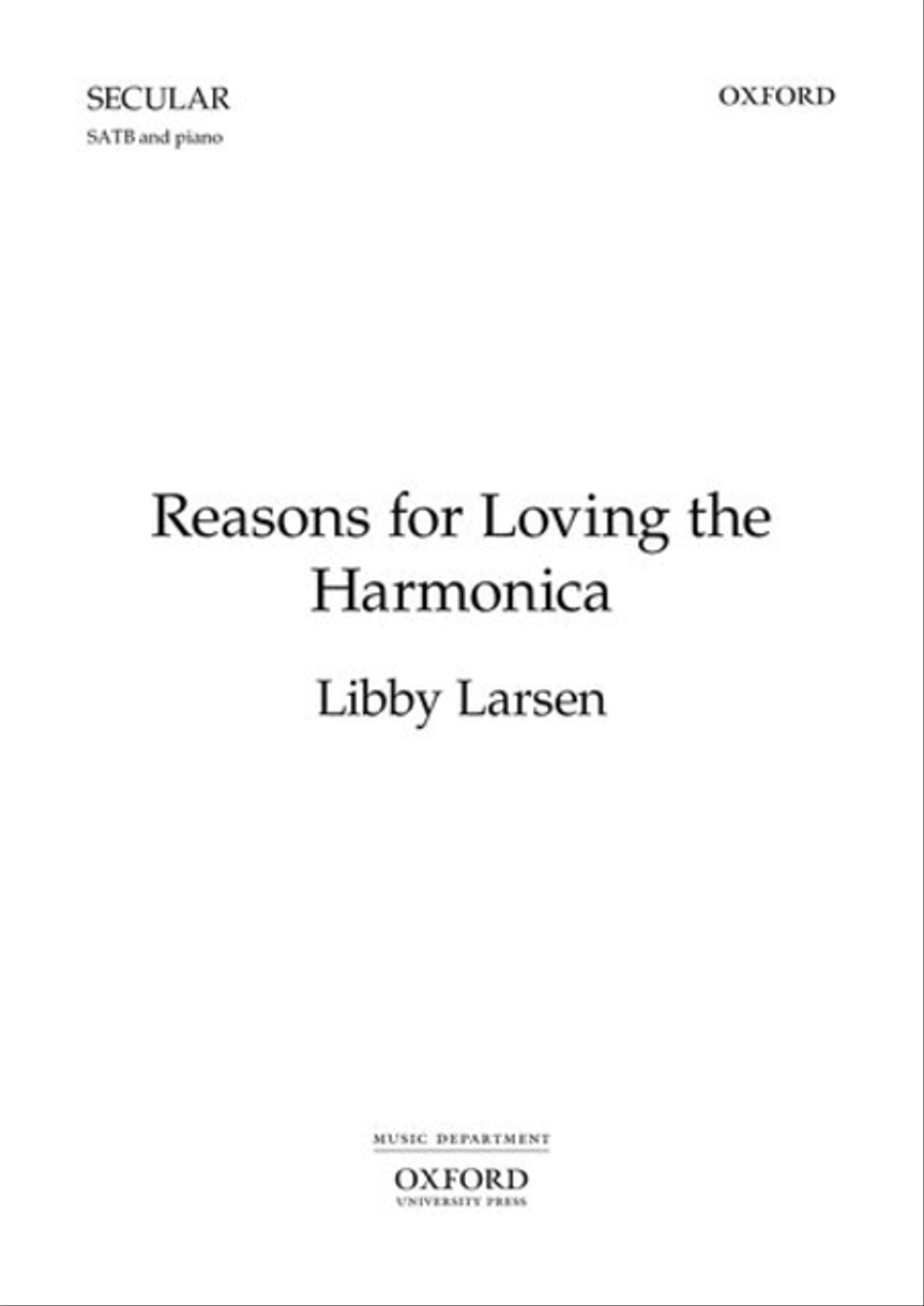 Reasons for Loving the Harmonica 4-Part scores gallery preview page 1