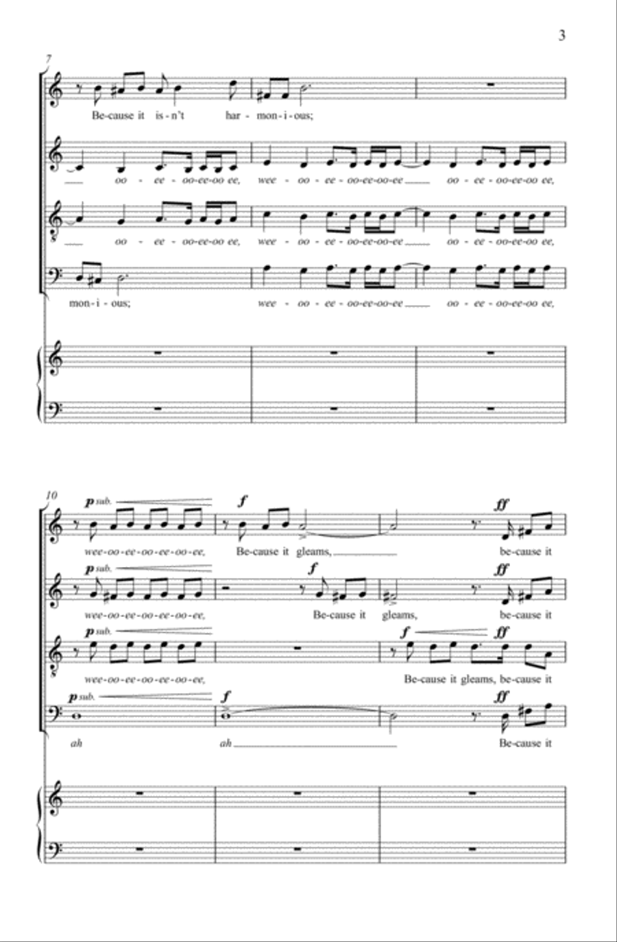 Reasons for Loving the Harmonica 4-Part scores gallery preview page 3