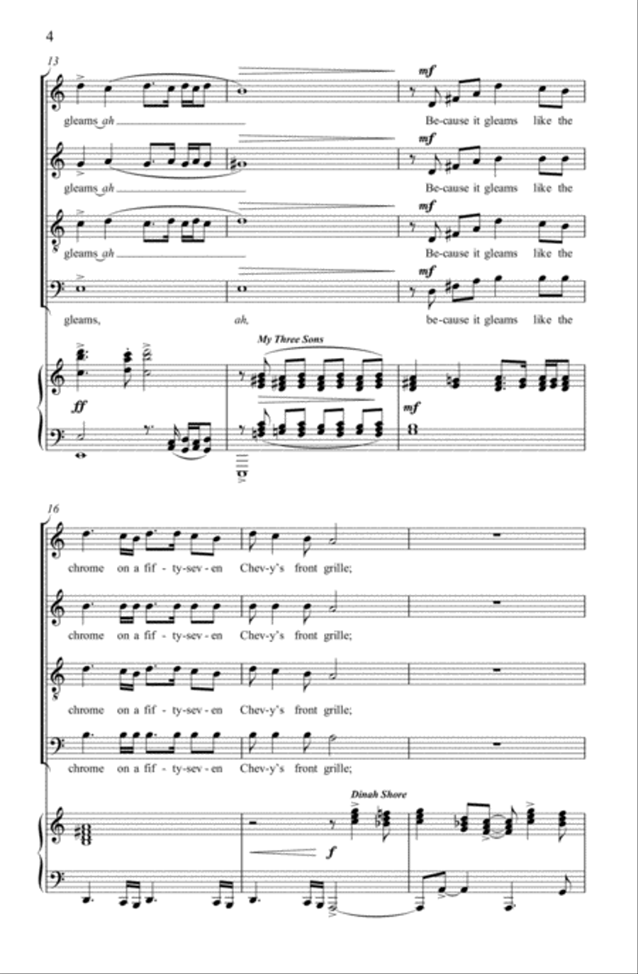 Reasons for Loving the Harmonica 4-Part scores gallery preview page 4