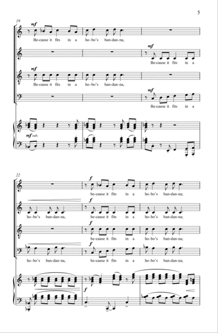 Reasons for Loving the Harmonica 4-Part scores gallery preview page 5