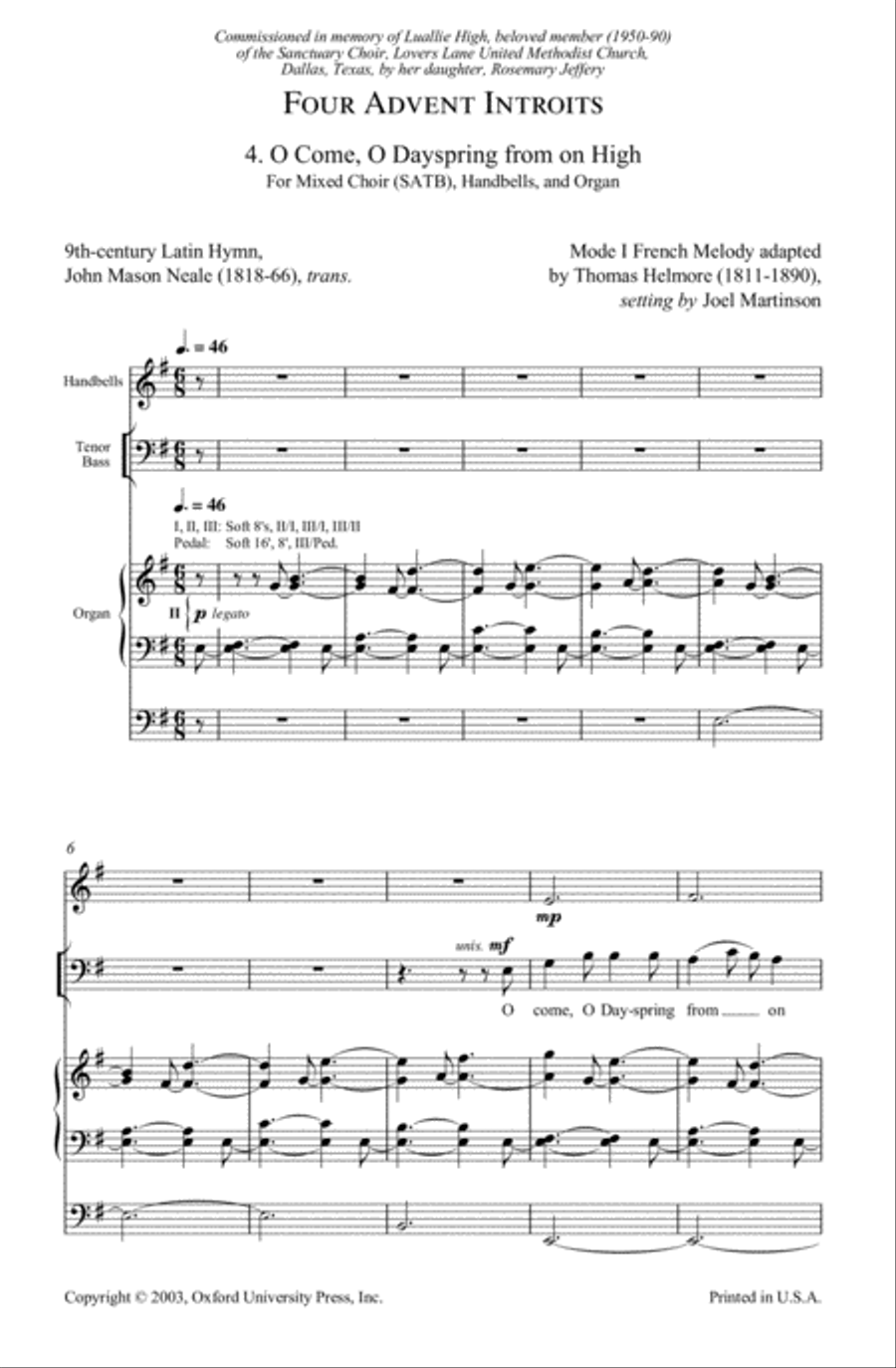 O come, O Dayspring from on High
