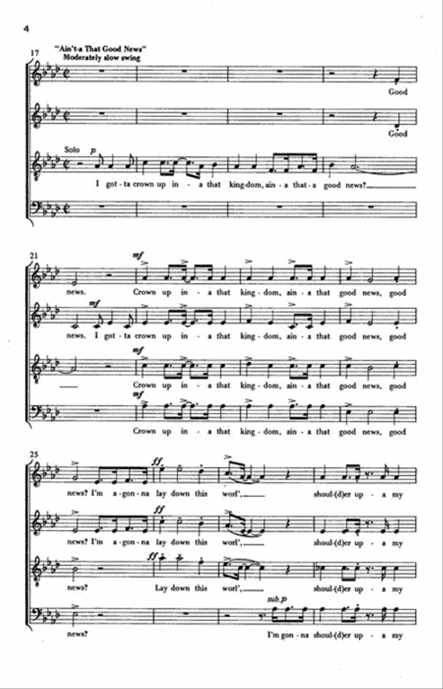 Where the Sun Will Never Go Down Divisi scores gallery preview page 3