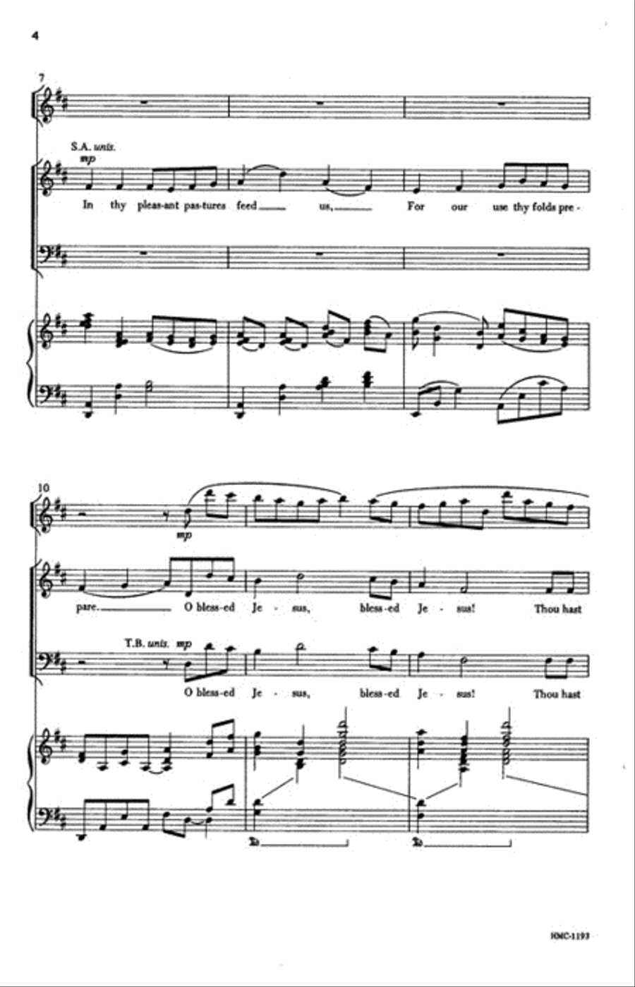 Savior, Like a Shepherd Savior, Like a Shepherd 4-Part scores gallery preview page 3