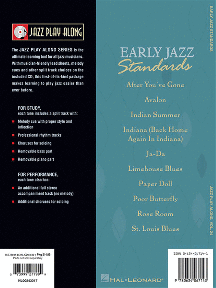 Early Jazz Standards C Instrument scores gallery preview page 2