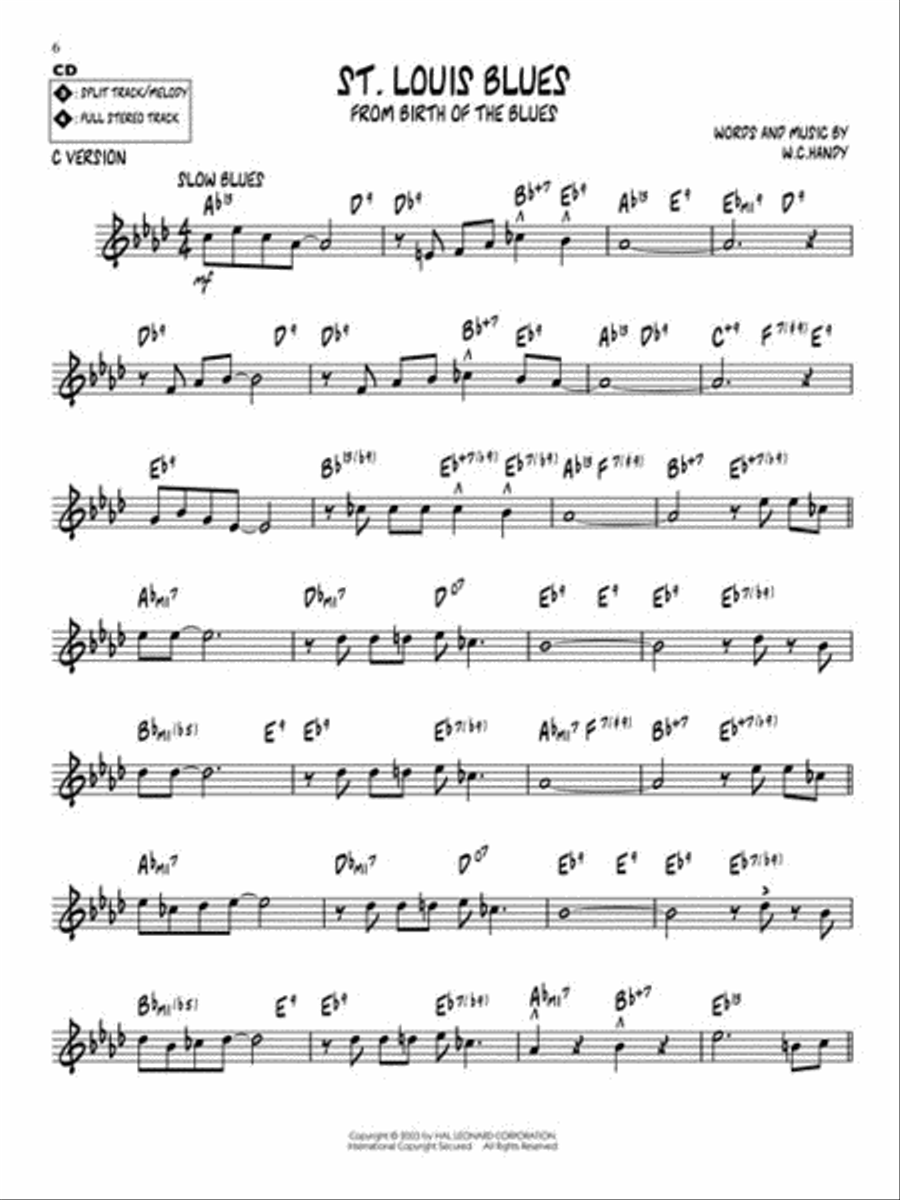 Early Jazz Standards C Instrument scores gallery preview page 4
