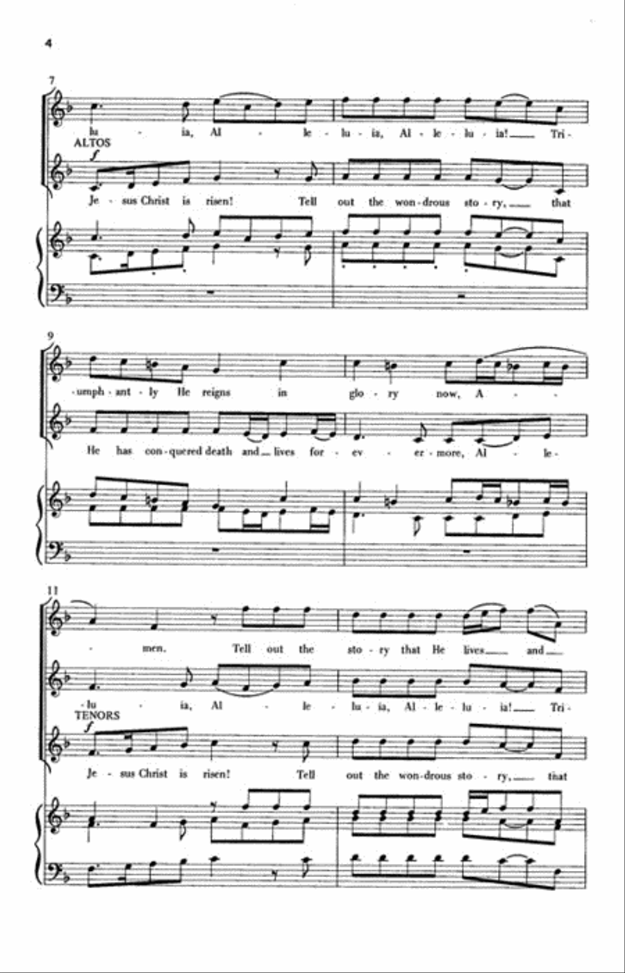 An Easter Anthem An Easter Anthem 4-Part scores gallery preview page 3