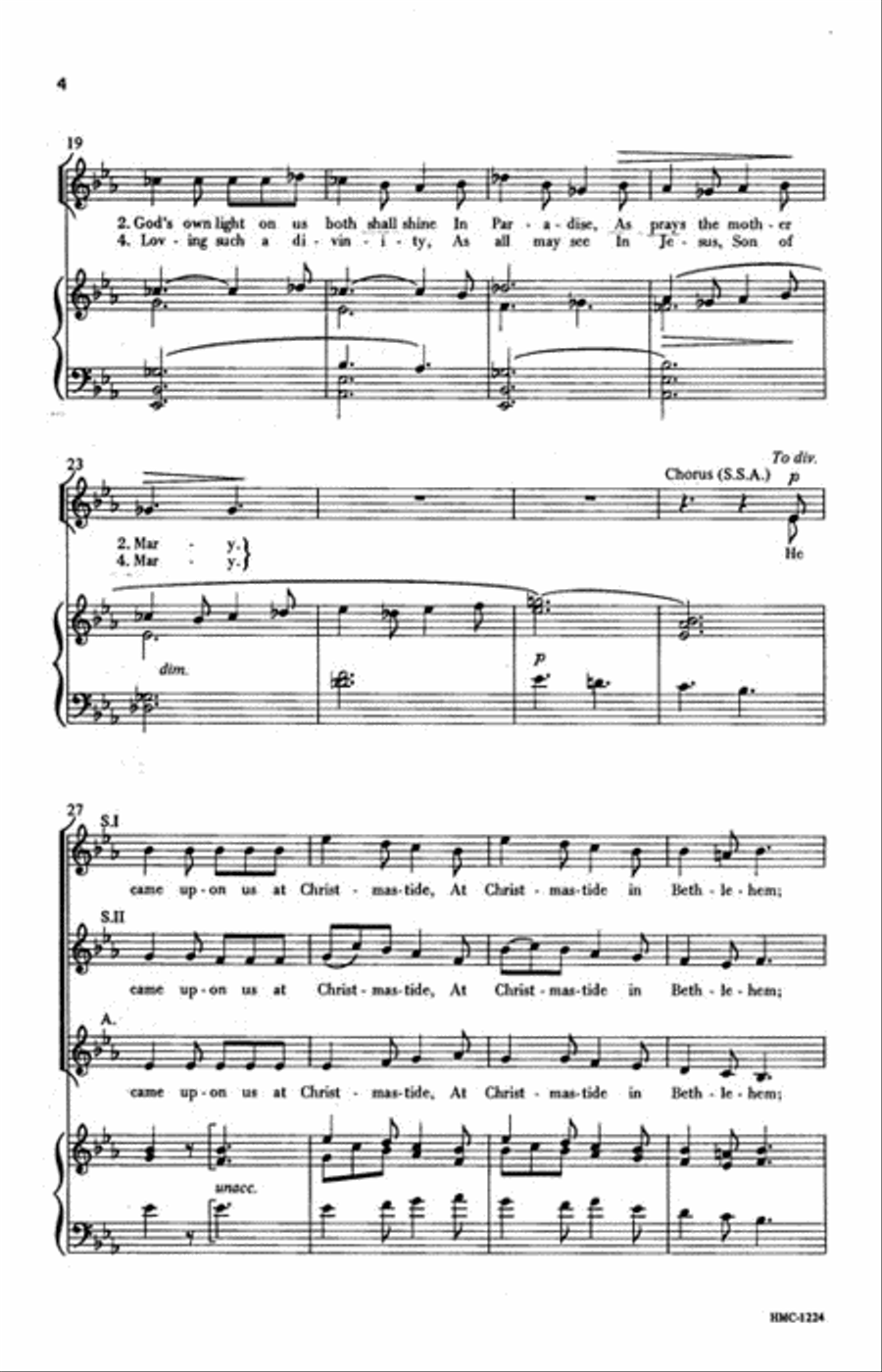 Christmas Tryptich Christmas Tryptich SSA scores gallery preview page 3