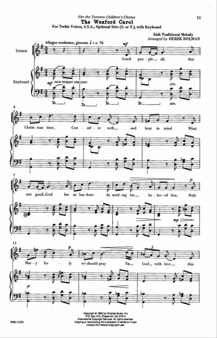 Christmas Tryptich Christmas Tryptich SSA scores gallery preview page 4