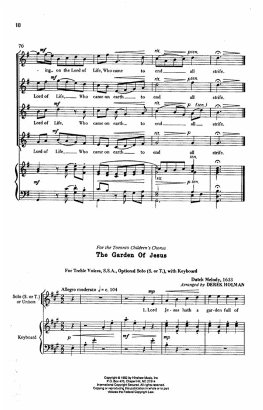 Christmas Tryptich Christmas Tryptich SSA scores gallery preview page 6
