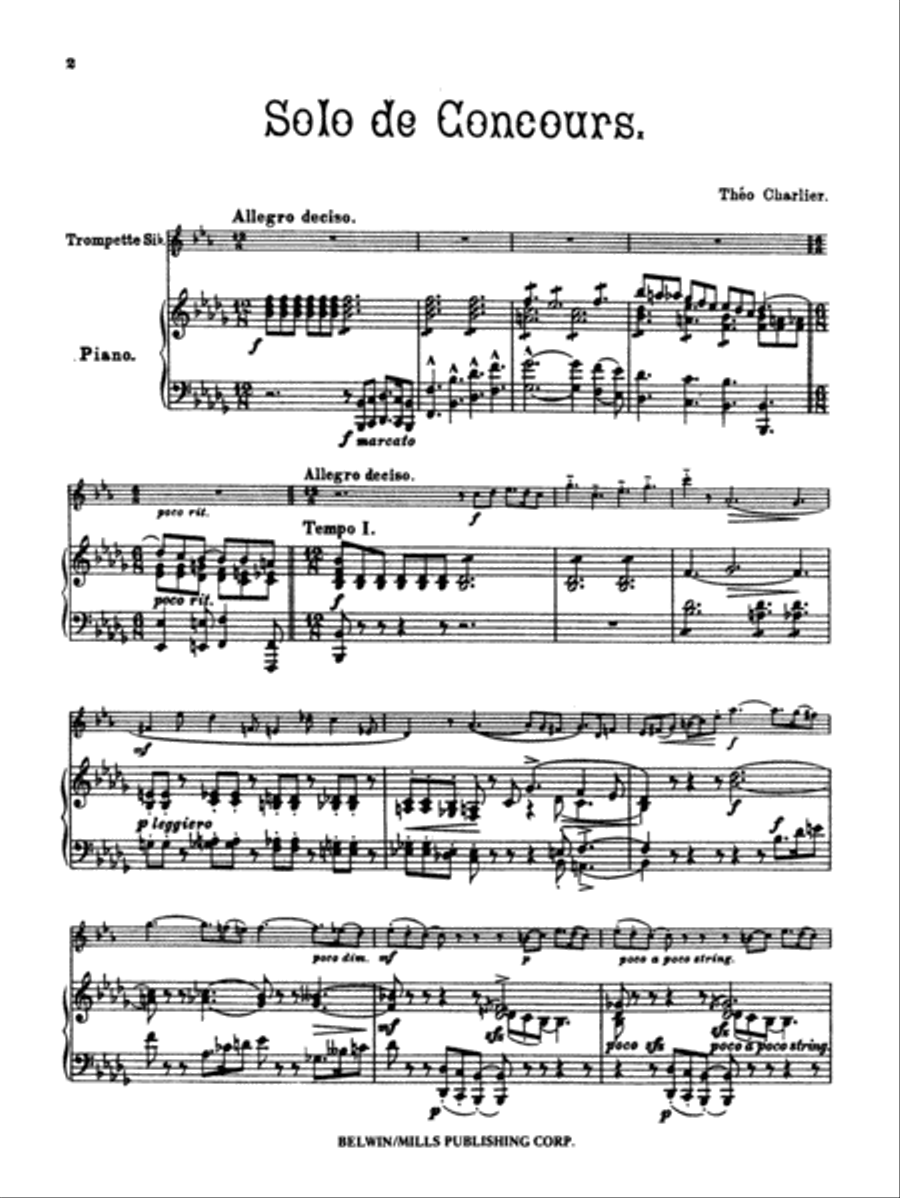 Solo de Concours Solo de Concours Cornet scores gallery preview page 3