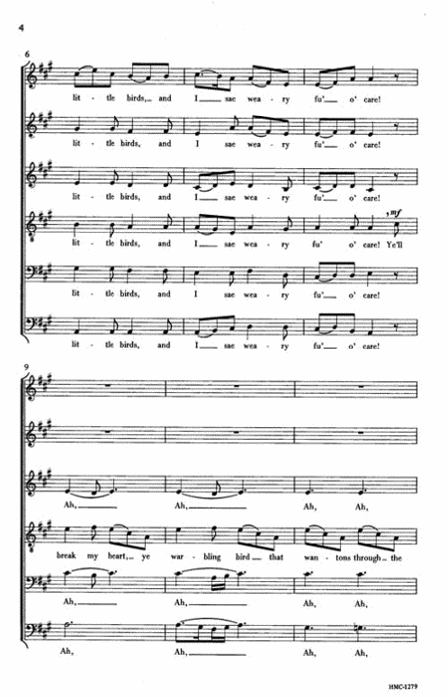Ye Banks and Braes Ye Banks and Braes A Cappella scores gallery preview page 3