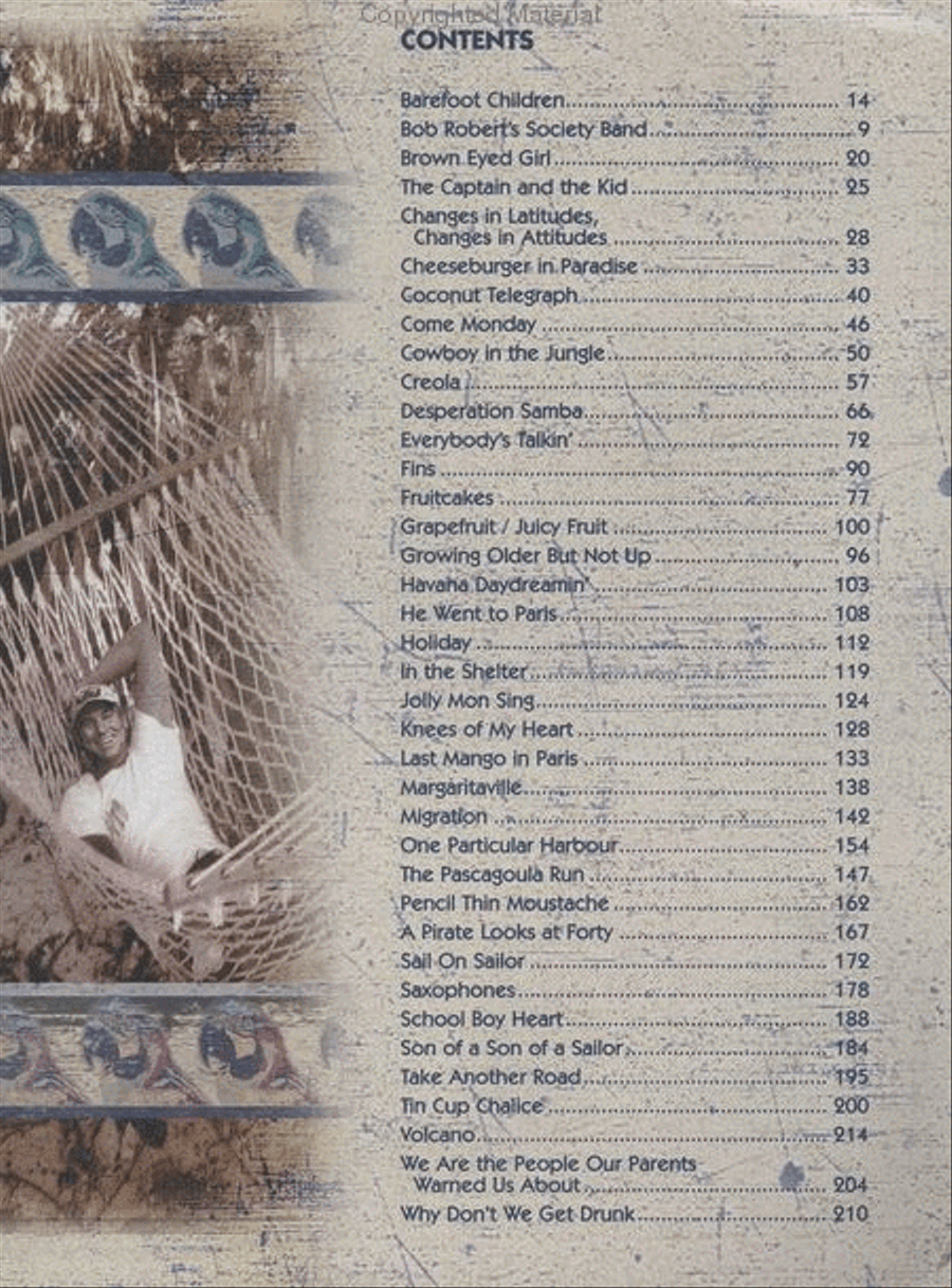 Meet Me in Margaritaville - The Ultimate Collection Piano, Vocal, Guitar scores gallery preview page 2