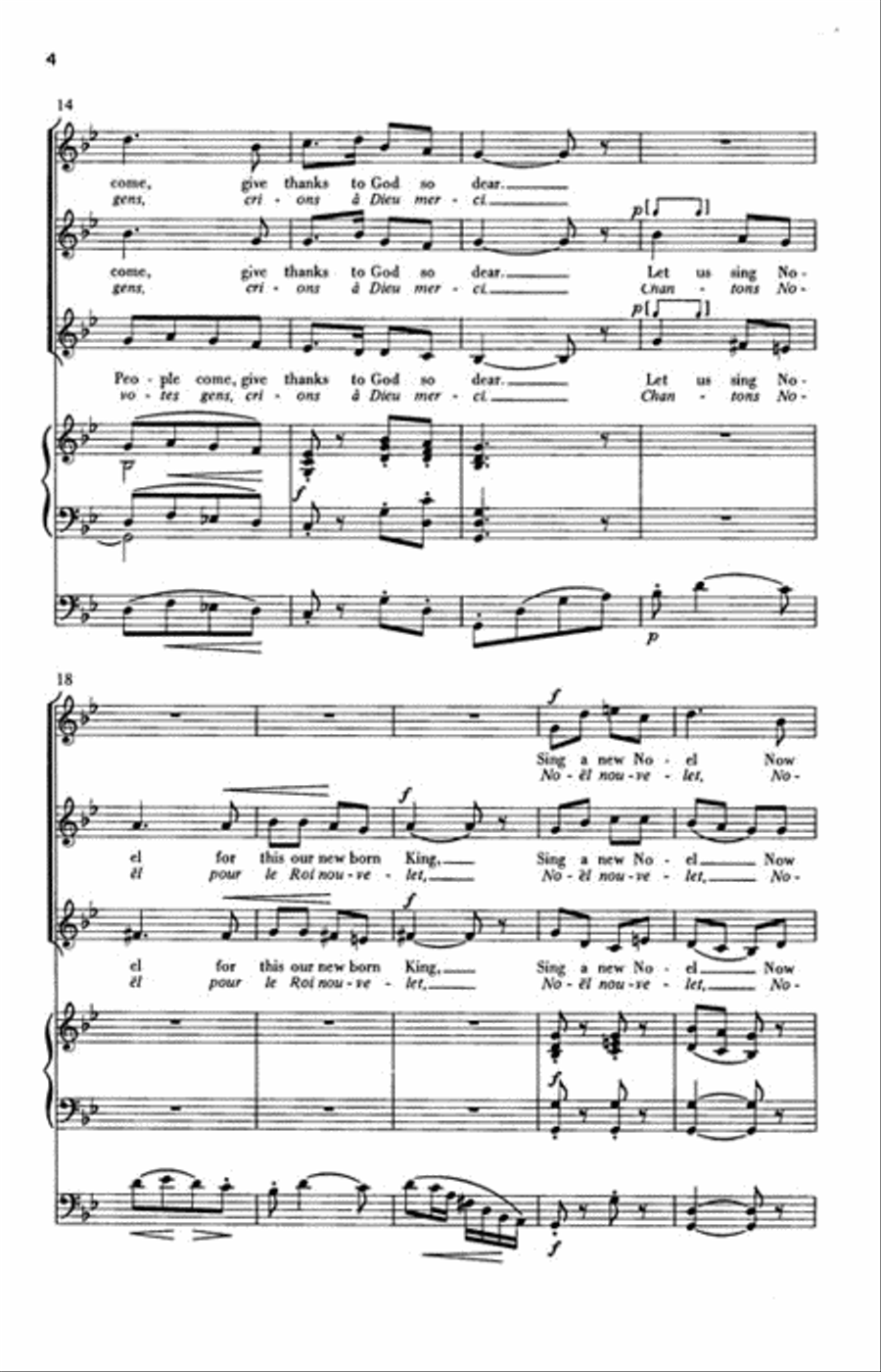 Sing a New Noel (Noel Nouvelet) SSA scores gallery preview page 3