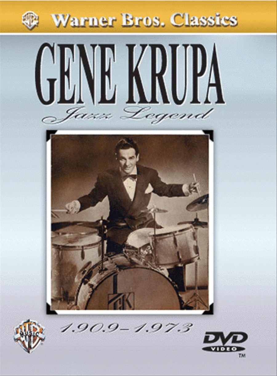 Gene Krupa -- Jazz Legend (1909-1973) by Gene Krupa Percussion - Sheet Music