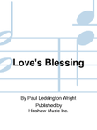 Love's Blessing